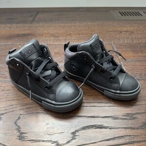Converse Black High-Top Kids Sneakers